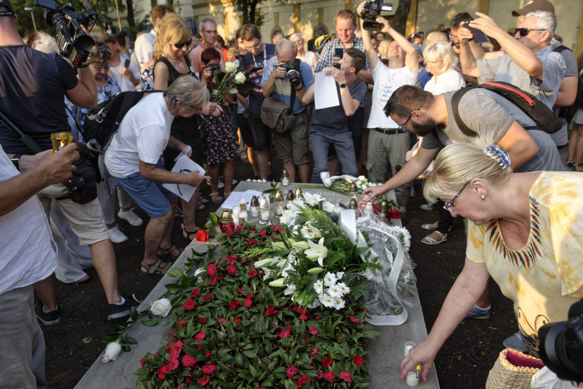 Odhalenie pamätníka Jánovi a Martine