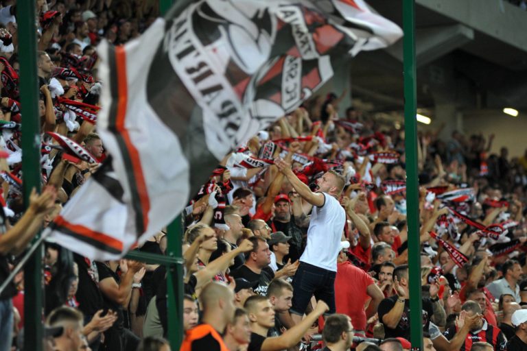 Fanúšikovia FC Spartak Trnava.