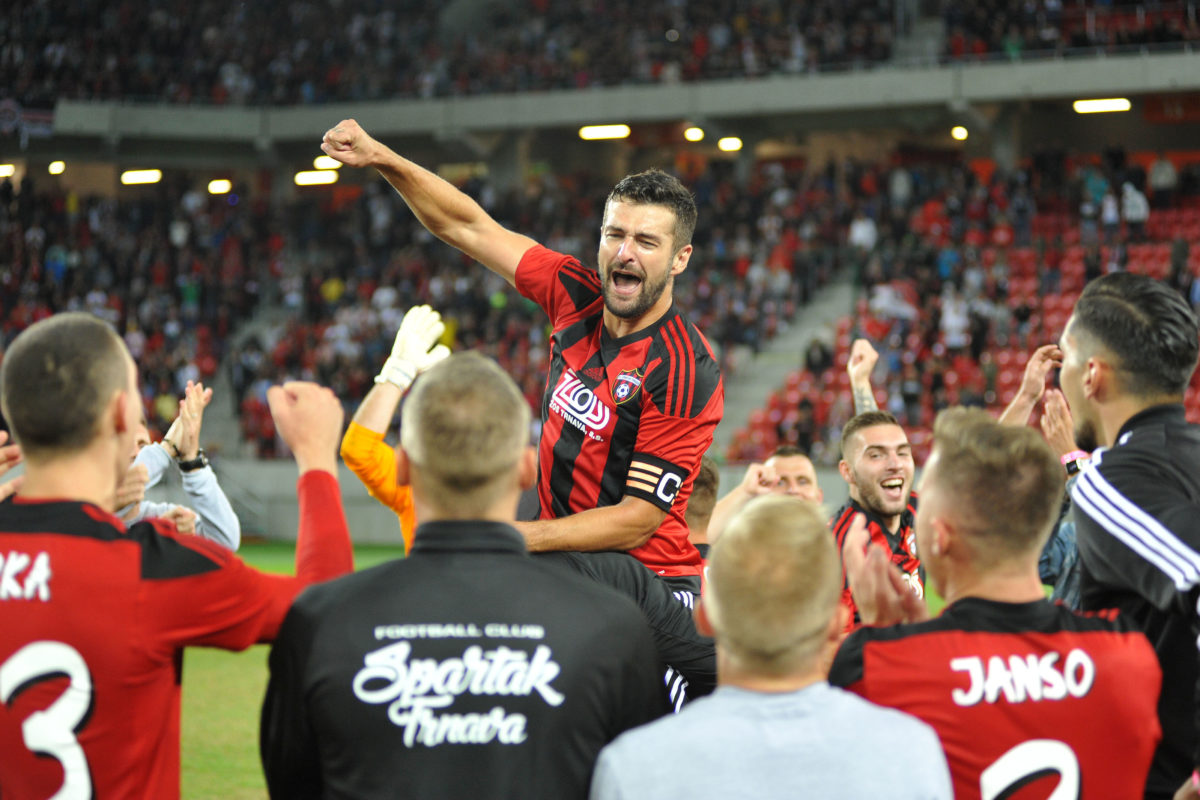 Európska liga (play off): FC Spartak Trnava - NK Olimpija Ľubľana  (odveta)