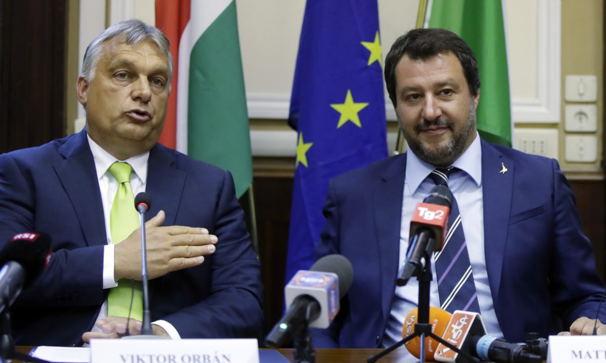 Viktor Orbán, Matteo Salvini