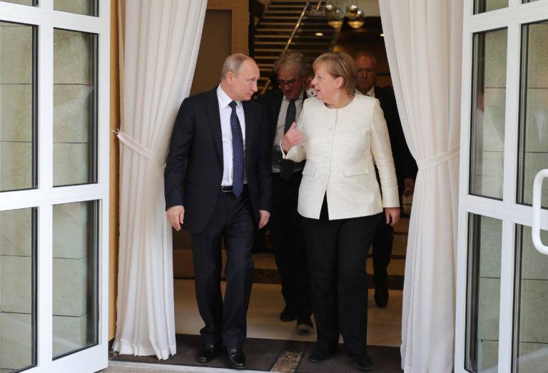 Angela Merkelová, Vladimír Putin