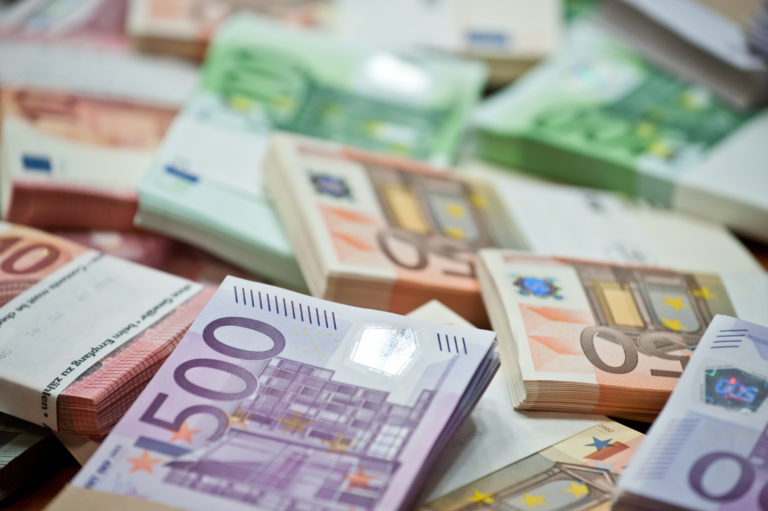 Euro, peniaze