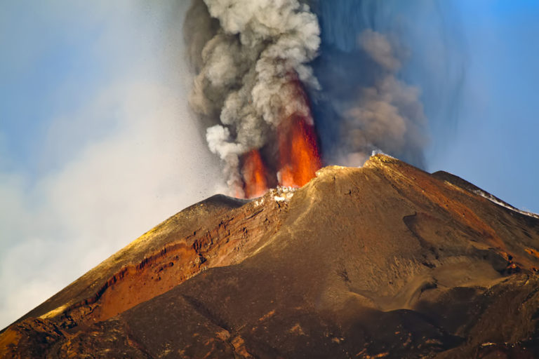 Sopka Etna