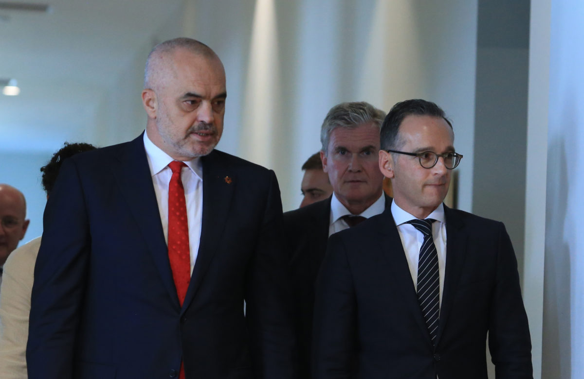 Heiko Maas, Edi Rama