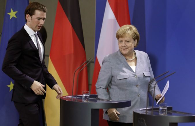 Angela Merkelová, Sebastian Kurz