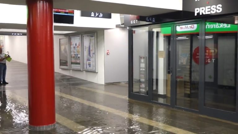 Bratislava, dážď, búrky