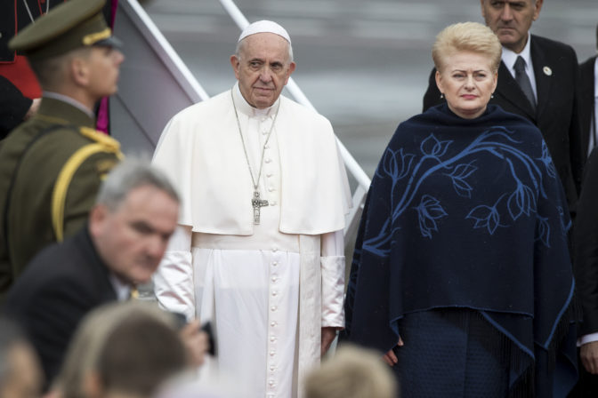 Pope Francis, Dalia Grybauskaite