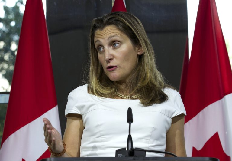 Chrystia Freeland, Kanada