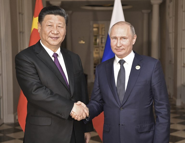 Si Ťin pching, Vladimir Putin