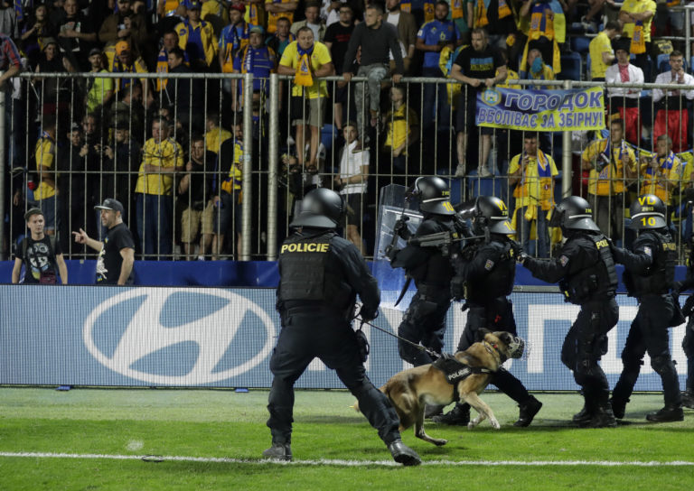 Zápas Česko  Ukrajina Liga Národov v Uherskom Hradišti