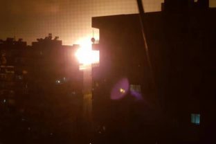 Damask, Sýria, výbuch