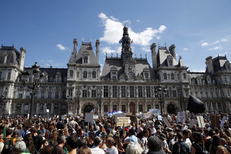 Francúzsko, klimatické zmeny, protest