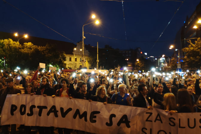 POCHOD: Za slušné Slovensko