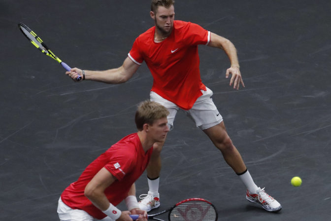 Laver Cup Tennis  Jack Sock a Kevin Anderson