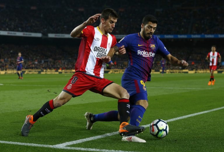 Luis Suarez, Pere Pons, FC Barcelona, FC Giron