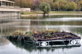 ENVIRO: Nový umelý ostrovèek na trkovci
