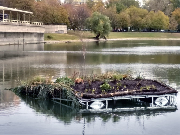 ENVIRO: Nový umelý ostrovček na Štrkovci