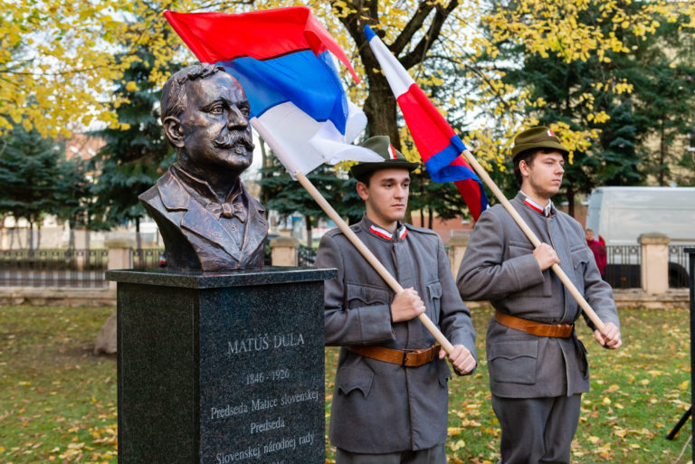 MARTIN: Odhalenie busty Matúša Dulu
