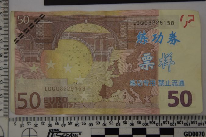 falošná 50-eurovka