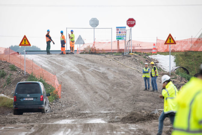 Štrk sa využíva najmä na stavbu obchvatu Bratislavy