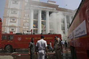 Požiar nemocnice v Kalkate