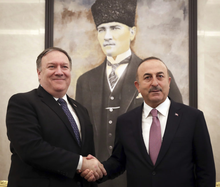 Mevlüt Čavušoglu, Mike Pompeo