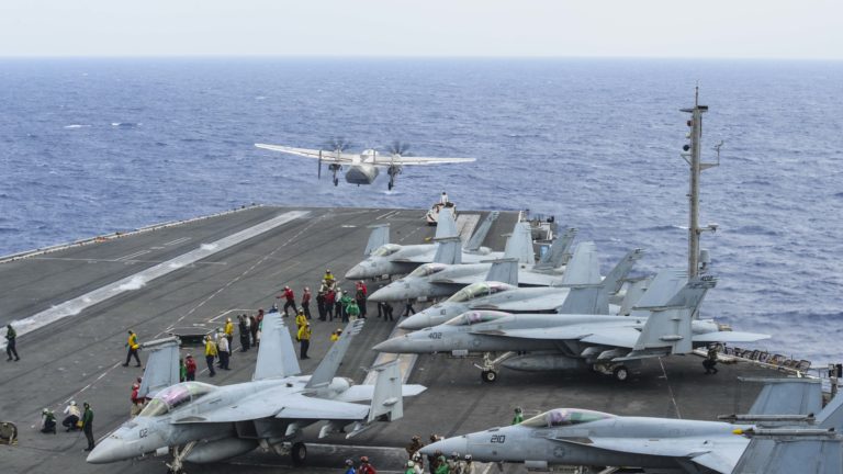 USS Ronald Reagan.