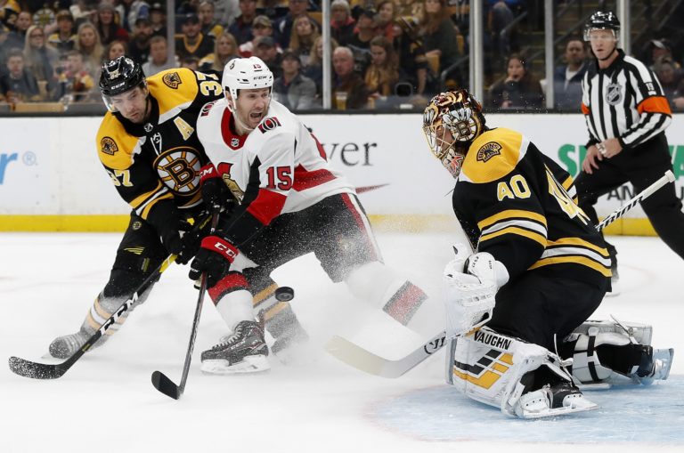 Patrice Bergeron (37), Zack Smith, Tuukka Rask