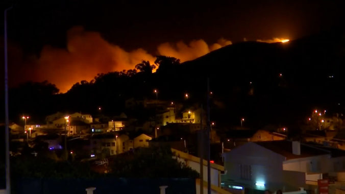 Portugalsko, požiar