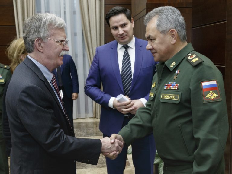 Sergej Šojgu, John Bolton