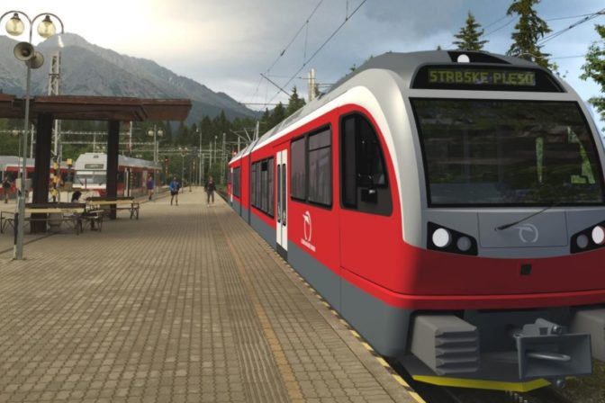 Zubačka, tatranské vlaky