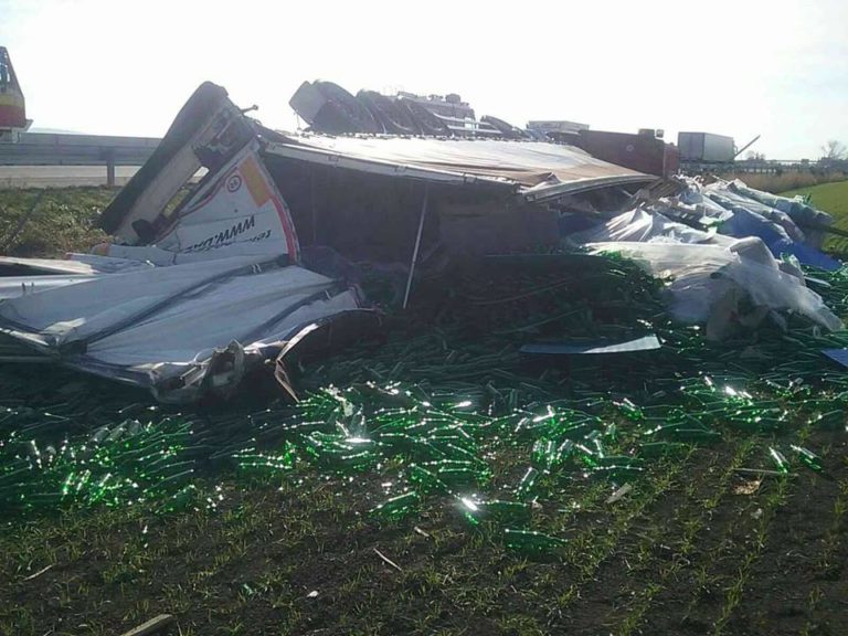 nehoda kamióna, diaľnica D1