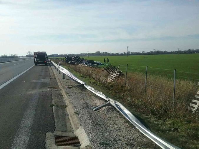 nehoda kamióna, diaľnica D1