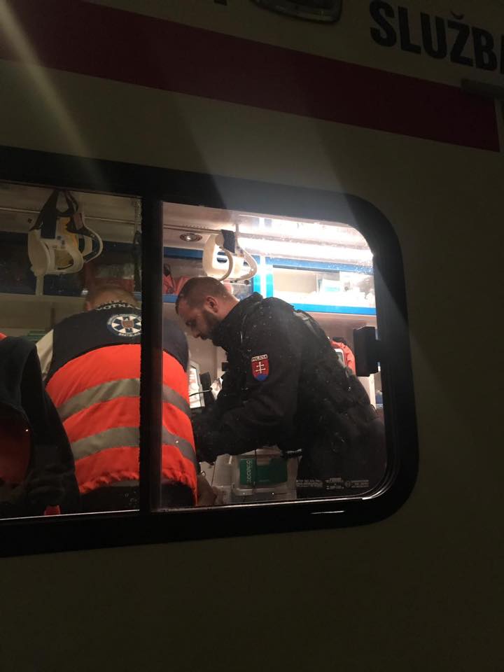 polícia SR, záchranná akcia