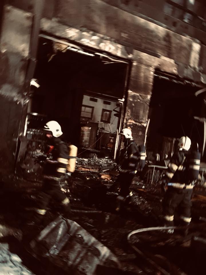 požiar - Vianočné trhy Bratislava