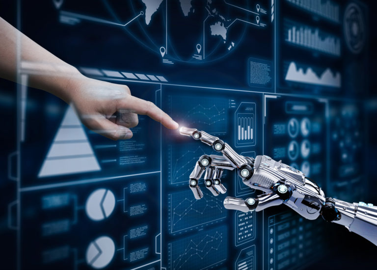 Robot connect human
