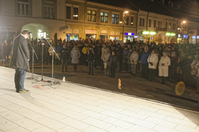 PROTEST: Za slušné Slovensko v Košiciach