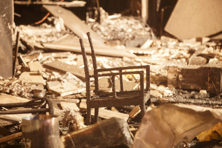 Požiar - Vianočné trhy Bratislava