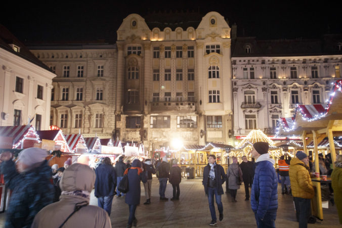 Požiar - Vianočné trhy Bratislava