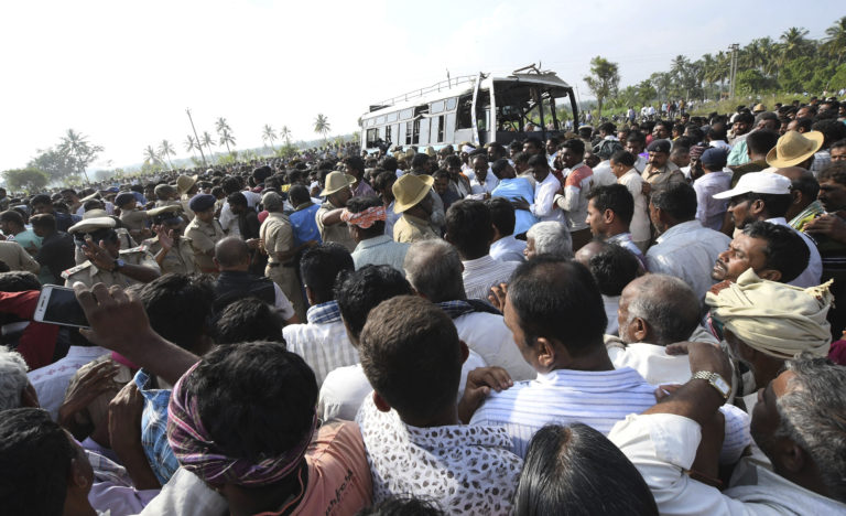 India, havária autobusu