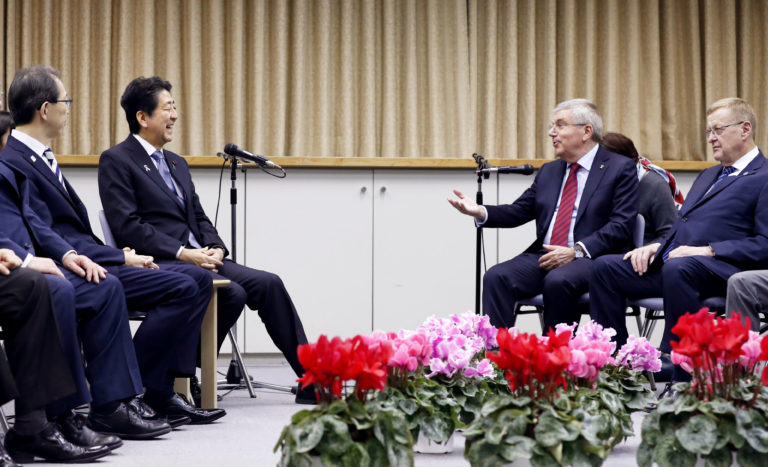 Thomas Bach, Shinzo Abe