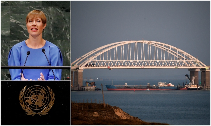 Kerčský prieliv, Kersti Kaljulaid