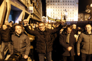 Macedónsko, protest, Hristijan Mickoski