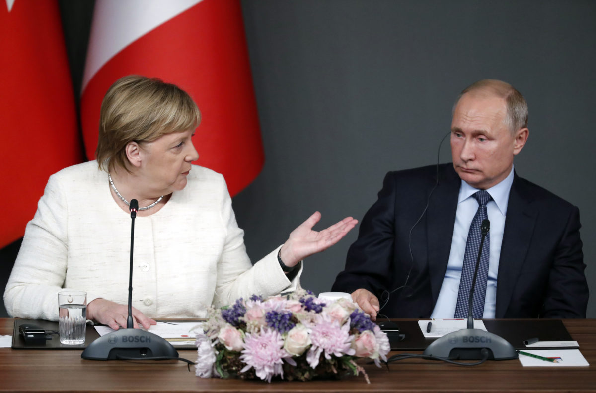 Angela Merkelová, Vladimir Putin