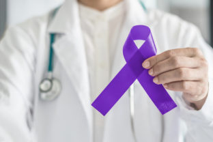 fialová stuha, rakovina pankreasu