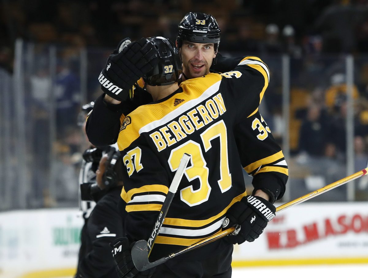 Patrice Bergeron, Zdeno Chára