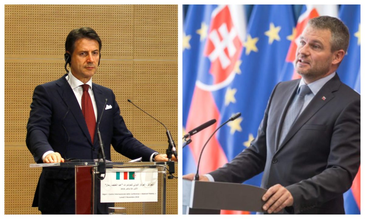 Peter Pellegrini, Giuseppe Conte.jpg