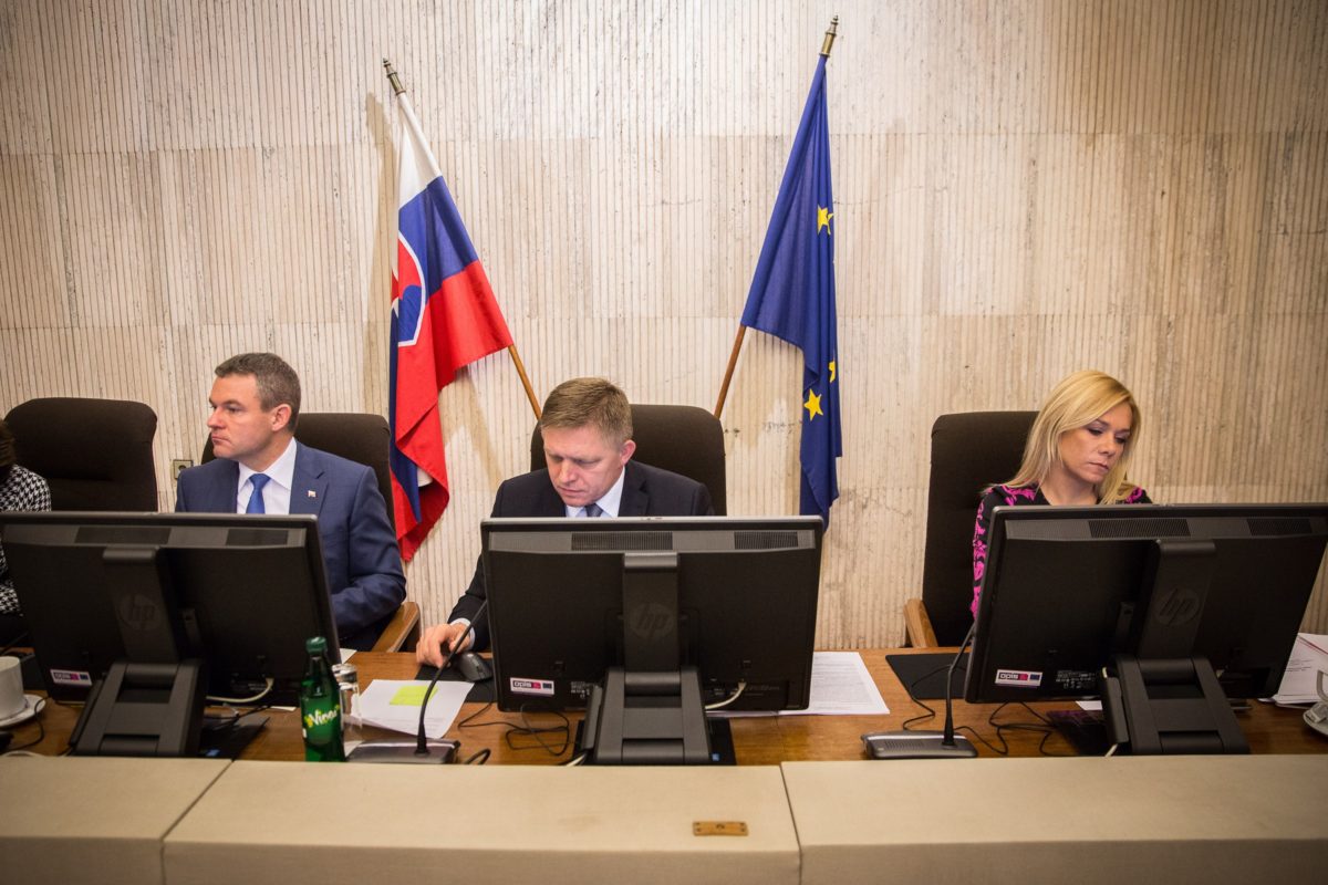 Peter Pellegrini, Robert Fico, Denisa Saková