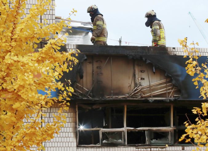 Južná Kórea, požiar
