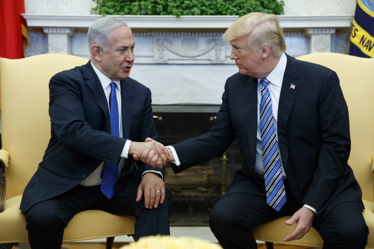 Donald Trump, Benjamin Netanyahu